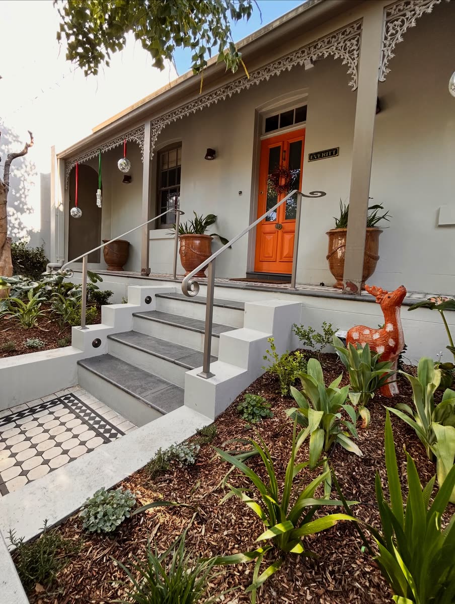 Heritage porch and front door